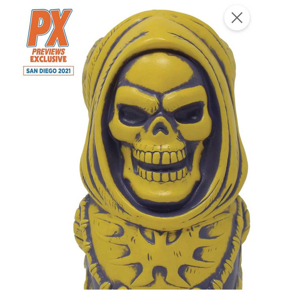 Geeki Tiki Masters of The Universe Bone Yellow Skeletor Mug- 2021 SDCC E… - Picture 1 of 6